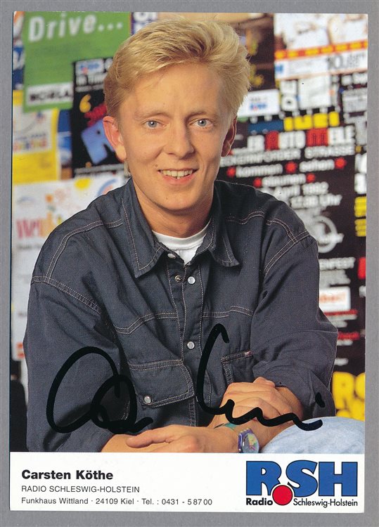 908223) Autogrammkarte Moderatoren RSH, Carsten Köthe | eBay