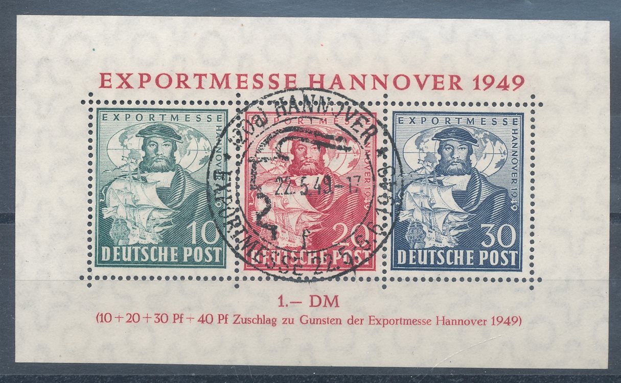 345915) all. Bes. Block 1 gestempelt mit SST Exportmesse Hannover | eBay